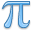 pi, math Black icon