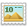 postage, Stamp DarkGray icon