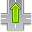 Forward, intersection, routing Silver icon