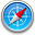 Browser, safari DodgerBlue icon