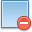 square, shape, delete SkyBlue icon