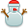 snowman Black icon