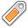 tag, Orange Black icon