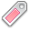 tag, pink Black icon
