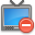 delete, television DimGray icon