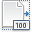 100, Text, pagination Icon