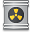 Toxic, danger DarkGray icon