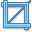 Crop, Transform SteelBlue icon