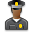 Policeman, user DarkSlateGray icon
