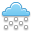 weather, Snow Black icon