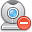 delete, Webcam Black icon