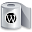 blog, Wordpress DarkGray icon