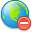 world, delete DodgerBlue icon