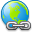 world, Link DodgerBlue icon