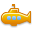 yellow, Submarine Black icon