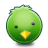 green, bird YellowGreen icon