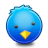 bird, twitter DodgerBlue icon