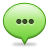 Chat, Bubble YellowGreen icon
