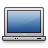 Laptop, White SteelBlue icon