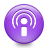 podcast, Orb MediumPurple icon