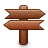 sign, Direction SaddleBrown icon