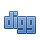 Digg CornflowerBlue icon