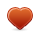 Heart, love Firebrick icon