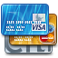 Cards, credit SteelBlue icon
