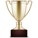 award, cup, Prize DarkKhaki icon