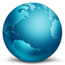 connected, globe Teal icon