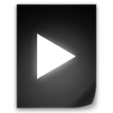 movie, File DarkSlateGray icon