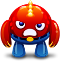 red, monster, Angry Icon