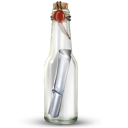 Message, Bottle Silver icon