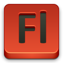 Fl, adobe Firebrick icon