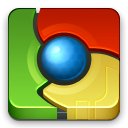 chrome, google chrome OliveDrab icon