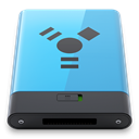 B, Blue, Firewire MediumTurquoise icon