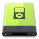 green, ipod Icon