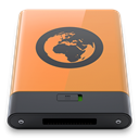 B, Server, Orange DarkSlateGray icon