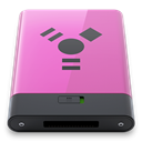 B, Firewire, pink Icon