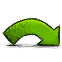 Arrow, Redo OliveDrab icon