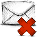Email, Deny Firebrick icon