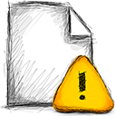 Error, File Gold icon