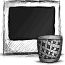 photo, Trash DarkSlateGray icon