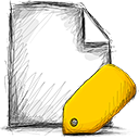 tagged, File Gold icon