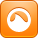 Grooveshark DarkOrange icon