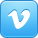 Vimeo LightSkyBlue icon