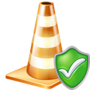 Check, cone Black icon