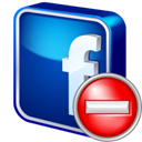 Facebook, delete Icon