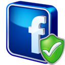Facebook, Check MidnightBlue icon