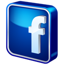 Facebook, social network MidnightBlue icon